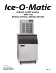 Ice-O-Matic MFI0800 User's Manual