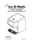 Ice-O-Matic IOD200 User's Manual