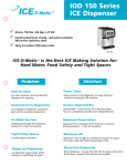 Ice-O-Matic IOD 150 Series User's Manual