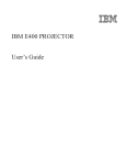 IBM E400 User's Manual