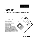 IBM Communications software 1000-90 User's Manual