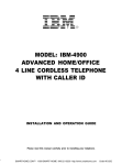 IBM -4900 User's Manual