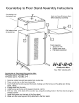 I.C.T.C. Holdings Corporation Countertop User's Manual