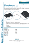 Hypertec Ergonomics Simple Footrest User's Manual