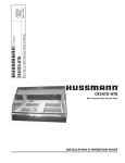 hussman CR3HTO-HTB User's Manual