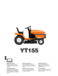 Husqvarna YT155 User's Manual