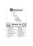 Husqvarna Master 46 User's Manual