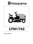 Husqvarna LTH1742 User's Manual