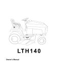 Husqvarna LTH140 User's Manual