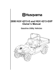 Husqvarna HUV 4213-G User's Manual