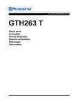 Husqvarna GTH263 T User's Manual