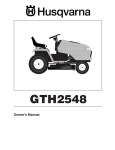 Husqvarna GTH2548 User's Manual