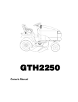 Husqvarna GTH2250 User's Manual