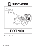 Husqvarna DRT900 User's Manual