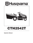 Husqvarna CTH2542T User's Manual