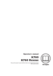 Husqvarna Chainsaw K760 User's Manual