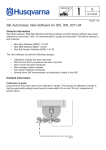 Husqvarna B1100028 User's Manual