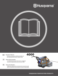 Husqvarna 4000 User's Manual