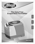 Hunter CARE FREE 33283 User's Manual