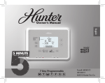 Hunter 44372 User's Manual