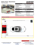 Hunter Engineering Quick Tread Specification Sheet