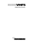 Humminbird VHF5 User's Manual