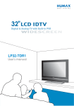 Humax LP32-TDR1 User's Manual