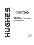 Hughes Modem dw6000 User's Manual