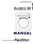 Hughes & Kettner Bass Kick 303 User's Manual