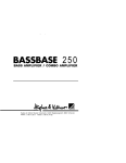 Hughes & Kettner 250BASS User's Manual