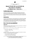 Hubbell 670-801-UL User's Manual