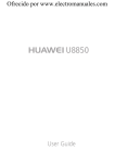 Huawei U8850 User's Manual