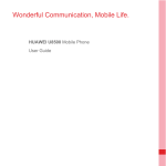 Huawei U8500 User's Manual