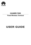 Huawei F685 User's Manual