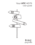 HTC HD7S User's Manual