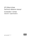 HP Ultrium Drive User's Manual