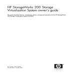 HP SVS200 Owner's Manual