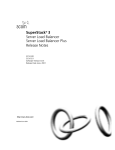 HP SuperStack 3 Load Balancer Appliance Release Notes