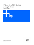 HP Smart Array (RAID) Host Bus Adapters User's Manual