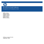 HP PROCURVE 6600 User's Manual