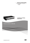 HP ProCurve 1800-8G User's Manual