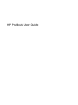 HP ProBook VZ243AV User's Manual