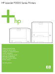 HP Printer LaserJet Printer User's Manual