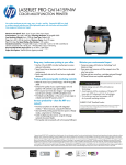 HP Printer CM1415FNW User's Manual