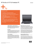 HP Pavilion dv1515cl User's Manual