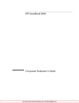 HP OMNIBOOK 3000 User's Manual