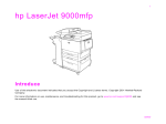 HP LASERJET 9000MFC User's Manual