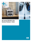 HP LaserJet 3050 All-in-One User's Manual