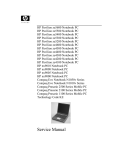 HP Laptop NX9008 User's Manual