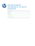 HP Laptop 2740 User's Manual